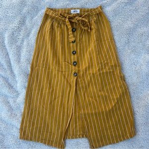 High Waisted Boho Skirt